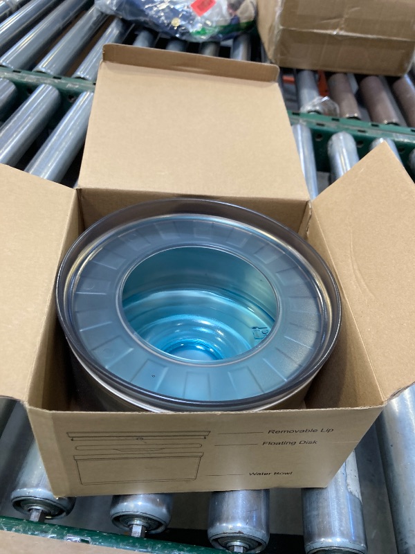 Photo 1 of 2026 Upgrade Spill Proof Dog Water Bowl, [Anti Digging Lip] Stainless Steel Dog Bowl, 3L/100oz Large Capacity, No Splash Water Bowl with Non-Slip Base, Water Bowl for Messy Drinkers