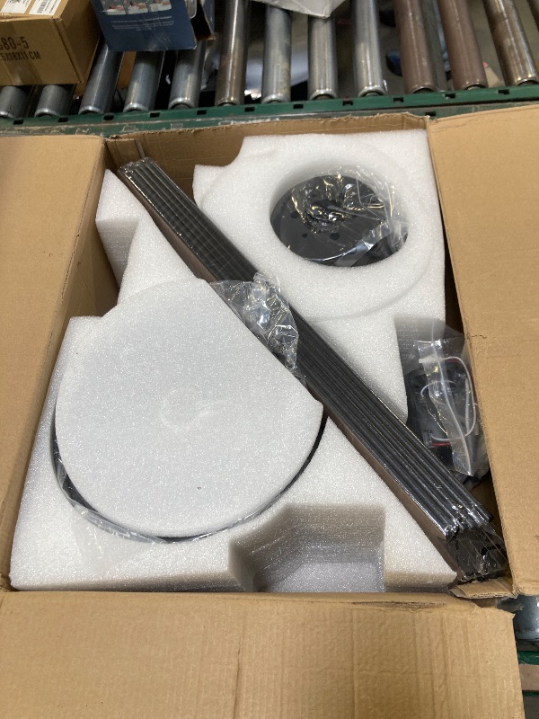 Photo 1 of BayDay 46 inch Ceiling Fans with Lights, Black Ceiling Fan with Remote APP, Dual-Sided Modern/Rustic 6 Blades, Reversible, 3CCT, Flush Mount Low Profile Ceiling Fan with Lights Bedroom Kitchen Indoor