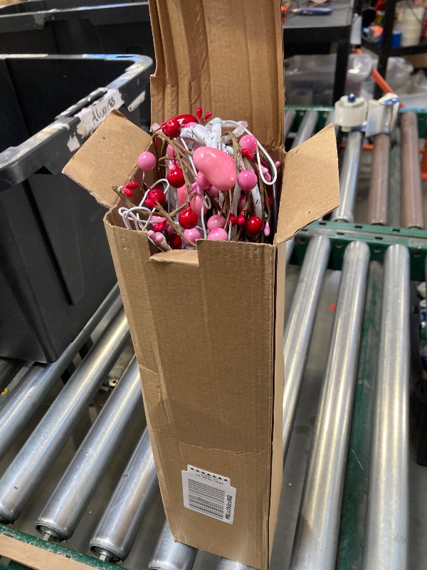 Photo 1 of 24in Valentines Day Tree with Timer&USB/Battery Operated, Lighted Valentines Tree with 12 Heart Ornaments,24 LED Lights,Valentine Decor Artificial Birch Trees for Home Wedding Party Table Bedroom