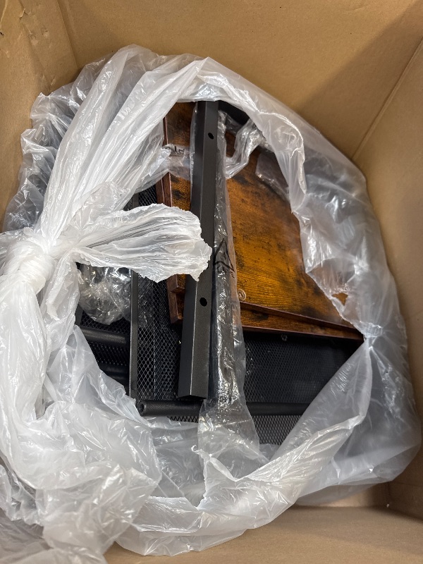 Photo 1 of BASICS4ALL 4 Tier Shoe Rack for Entryway, Metal Shoe Rack Heavy Duty with Wooden Top & Adjustable Mesh Shelves, Shoe Storage Organizer for Front Door Entrance/Closet/Bedroom/Dorm/Garage