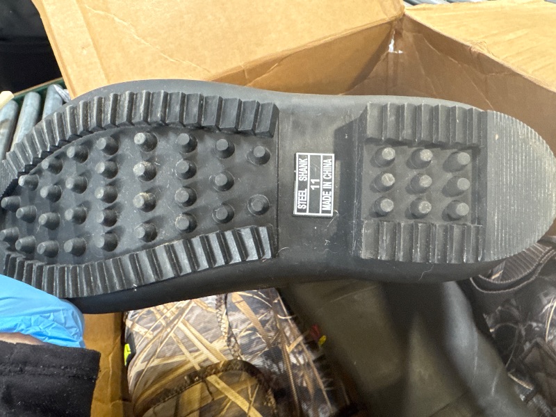 Photo 1 of TIDEWE Hunting Wader, 5mm Neoprene Fleece-Lined Chest Waders with 1600 Gram Insulation Rubber Boots, Waterproof Liquild Sealed Bootfoot Chest Wader for Fishing, Hunting Next Camo 11