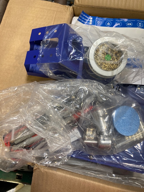 Photo 1 of **INCOMPLETE, SEE NOTES** YIHUA 853D 2A USB SMD Hot Air Rework Soldering Iron Station, DC Power Supply 0-15V 0-2A with 5V USB Charging Port and 35 Volt DC Voltage Test Meter