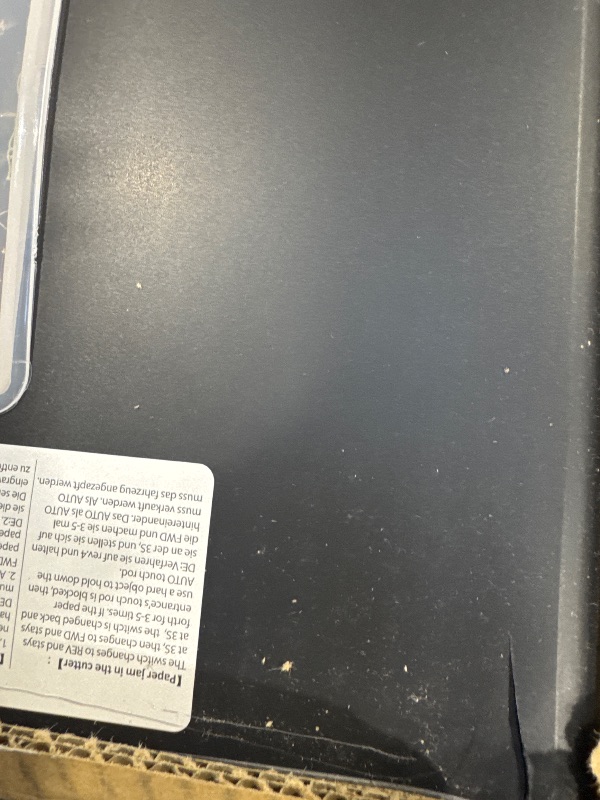 Photo 1 of Bonsaii Paper Shredder, 10-Sheet Home Office Shredders, Micro Cut Home Use Paper Shredder with 5.5 Gallons/P-4 High Security/5 Minutes/Shred Card,Staple,Clips (C275-B)