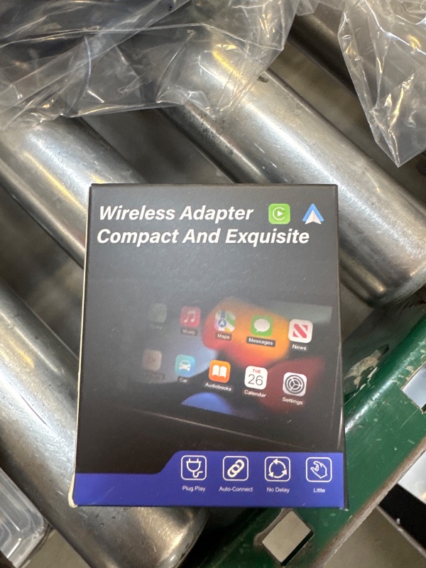 Photo 1 of Wireless CarPlay for CarPlay ?Android Auto, Mini Size Wired to Wireless CarPlay, Plug & Play, Fast & Stable Connection, Car Play Compact with USB/USB-C Powered Car Subwoofer