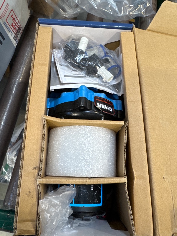 Photo 1 of 2025 Upgraded Kohree RV Fresh Water Pump 7GPM 70PSI, 12V DC Water Pump, Self-Priming, Five Chamber Diaphragm Pump with Heavy Duty Pressure Switch and Strainer for RV, Marine, Yacht, Caravan