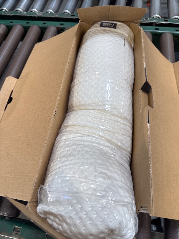 Photo 1 of Osteo Cervical Pillow for Neck Pain Relief, Hollow Design Odorless Memory Foam Pillows with Cooling Case, Adjustable Orthopedic Bed Pillow for Sleeping, Support for Side Back Sleepers