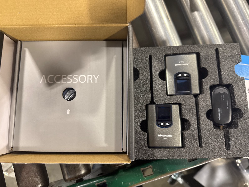 Photo 1 of Alvoxcon UHF Dual Channel Wireless Lavalier Microphone System with Volume Control for iPhone, DSLR, PA Speaker, YouTube, Podcast, Video Recording, Conference, Vlogging, Church, Interview, Teaching