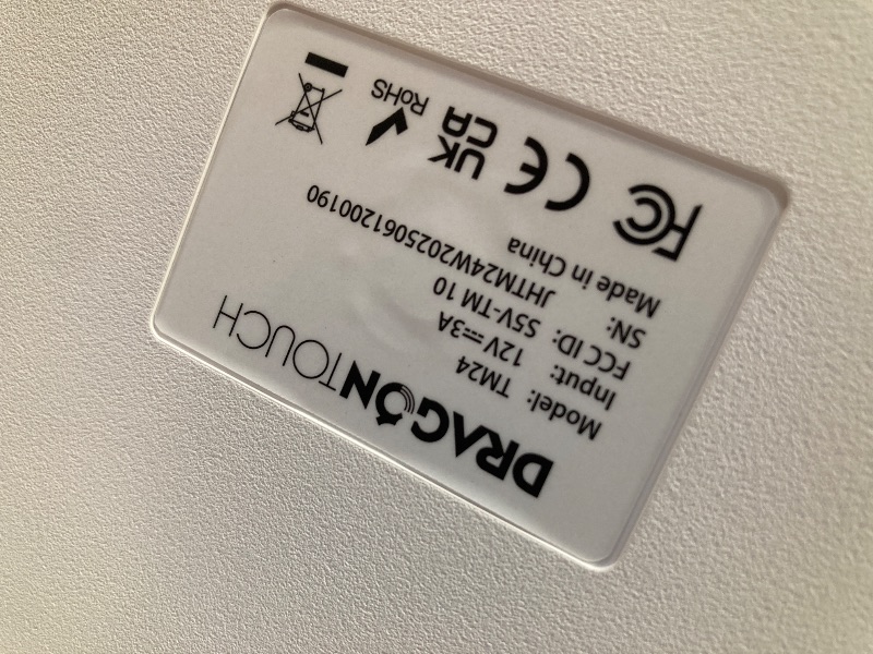 Photo 1 of Digital Calendar 24 Inch Touch Screen, Electronic Wall Calendar Chore Chart for Family Monthly/Weekly Planner, Interactive Display Smart Calendar for Home Organization, Desk Mount Included - White