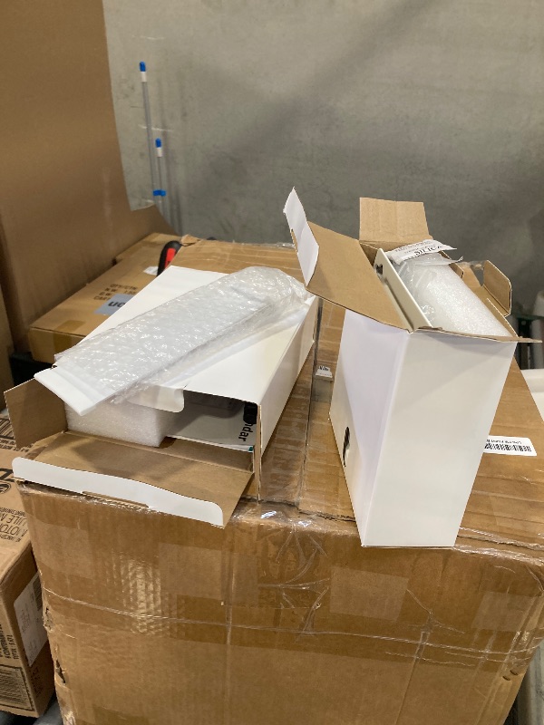 Photo 1 of Digital Calendar 24 Inch Touch Screen, Electronic Wall Calendar Chore Chart for Family Monthly/Weekly Planner, Interactive Display Smart Calendar for Home Organization, Desk Mount Included - White