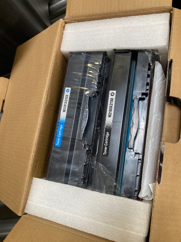 Photo 1 of 218X High Yield Toner Cartridge (No Chip) Replacement for HP 218X/218A to Compatible with HP Color Laser Jet Pro 3201dw MFP 3301cdw MFP 3301fdw MFP 3301sdw (4 BK/Y/C/M) W2180/2181/2182/2183X (No Chip)