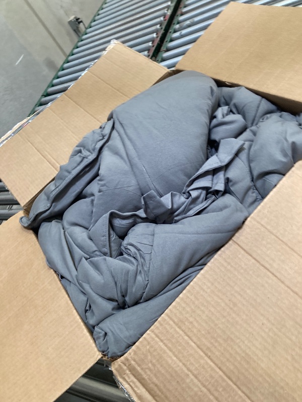 Photo 1 of Bare Home Comforter Set - Twin Extra Long Size - Ultra-Soft - Goose Down Alternative - Premium 1800 Series - All Season Warmth (Twin/Twin XL, Grey)