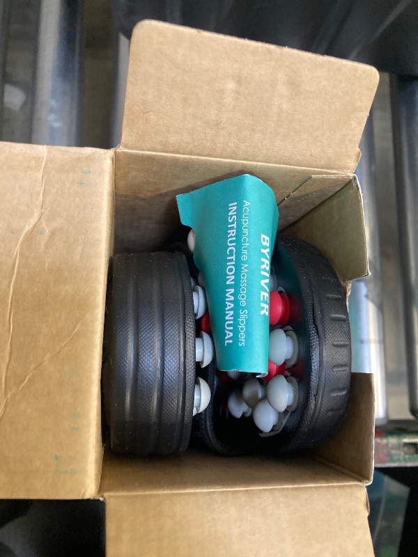 Photo 1 of BYRIVER Acupressure Foot Massager Acupoint Stimulation Massage Slippers Shoes Reflexology Sandals Gift for Men Women, Reduce Feet Tension Promote Circulation, Father's Mother's Day Gift(02S)