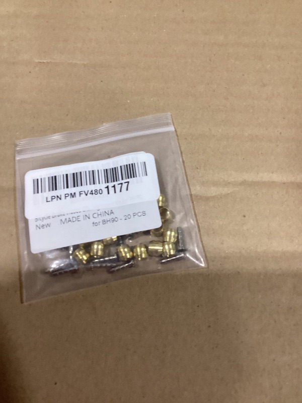 Photo 1 of 20 PCS Brake Olive and Barb Kit - Bike Brake Olive and Brass Connecting Insert Kit for Shimano BH90/BH59 Hydraulic Disc Brake Hose