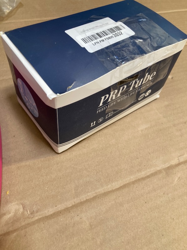 Photo 1 of 10ml PRP Tubes for PRP Systerm,ACD Solution A and Gel Glass Tube for Veterinary Pet Lab PRP Separation (20 Pack) (Blue-20PCS)