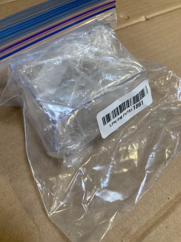 Photo 1 of Premium Clear Acrylic Single Pocket Vertical Business Card Holder