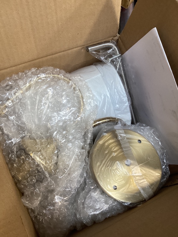 Photo 1 of Brass Battery Wall Sconces Battery Operated