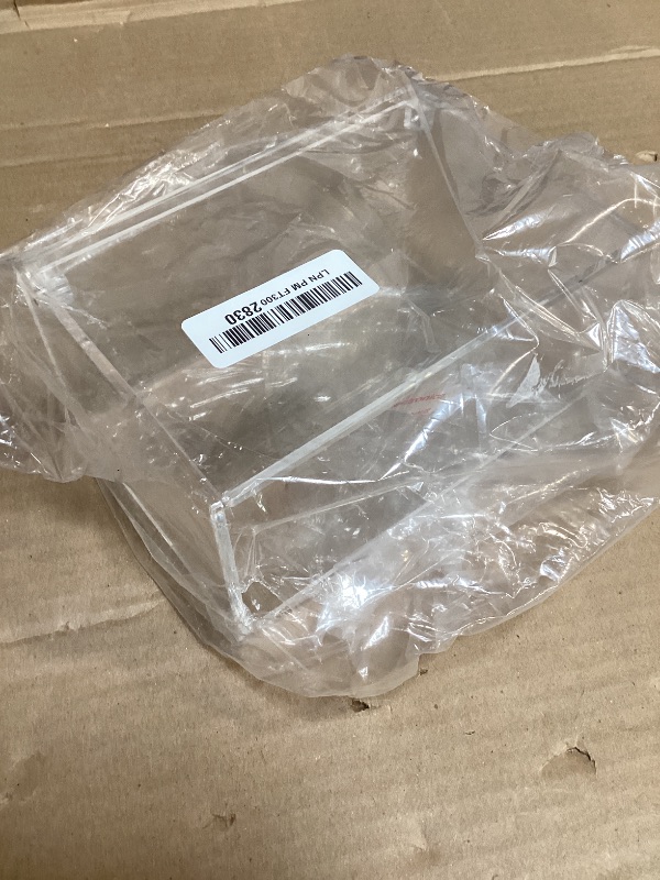 Photo 1 of Watpot Acrylic Laundry Dryer Sheet Holder, Clear Dryer Sheets Container with Lid for Laundry Room, Clear