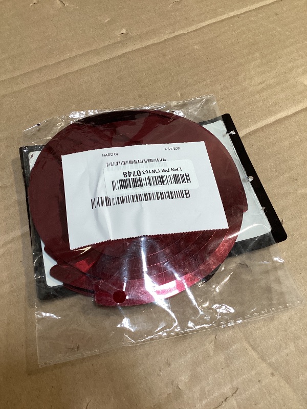 Photo 1 of 30 Pcs Burgundy Swirls Decorations Hanging Swirl Decorations Party Streamers for Party Decorations Ceiling