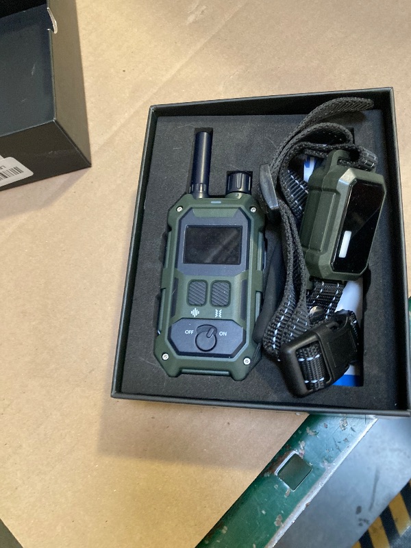 Photo 1 of BLACKDOG Military Dog Shock Collar - 4200ft Dog Training Collar with Remote, 4 Training Modes, Flashlight & Strobe, 3-Month Battery, IP67 Waterproof Dog E Collar for All Breeds 5-150lbs (Army Green)