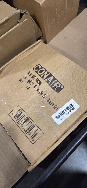 Photo 1 of Conair Detangling Hair Brush Set 3 Pack, For Wet, Dry and All Hair Types, Detangling Brushes for Women in Blue, Pink, and Gray