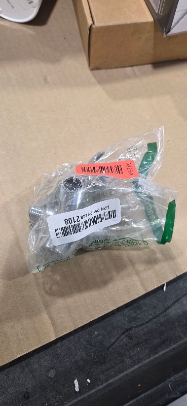 Photo 1 of G-Promise Solid Metal Shower Arm Diverter with Holder for Hand Held Showerhead and Fixed Spray Head, G 1/2 3-Way Bathroom Universal Diverter System Replacement Part (Polished Chrome)