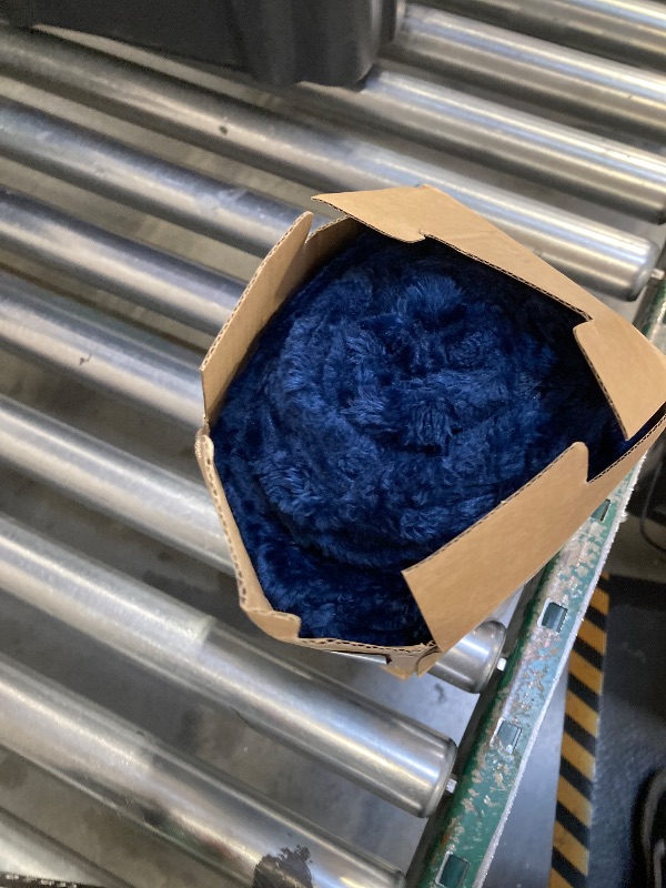 Photo 1 of BEDELITE Fleece Blanket - 3D Jacquard Decorative Navy Throw Blankets for Couch & Bed, Soft and Cozy Warm Plush Fluffy Blanket All Seasons Suitable, 50x70Inches