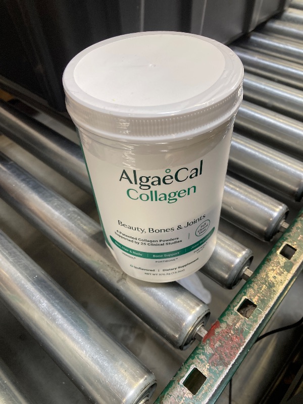 Photo 1 of ALGAECAL Collagen: 4 Clinically-Supported Peptides VERISOL®, FORTIGEL®, UC-II®, FORTIBONE®, Anti-Aging Hydrolyzed Collagen Powder, 30 Servings, Made in USA