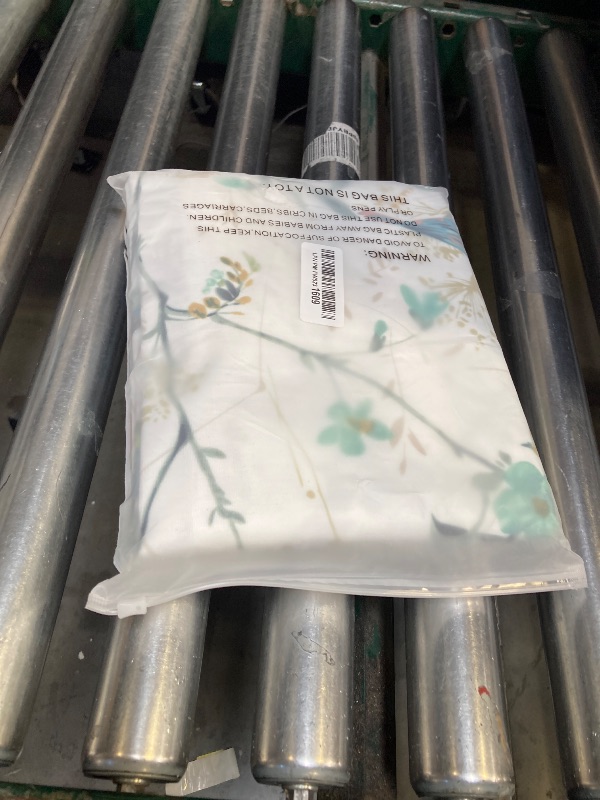 Photo 1 of VOGOL Small Curtains Drapes, Classic Green Birds and Colorful Flowers Window Treatment, Light Filtering Panels for Kids Room Living Room, 42 x 45, Set of 2, Green