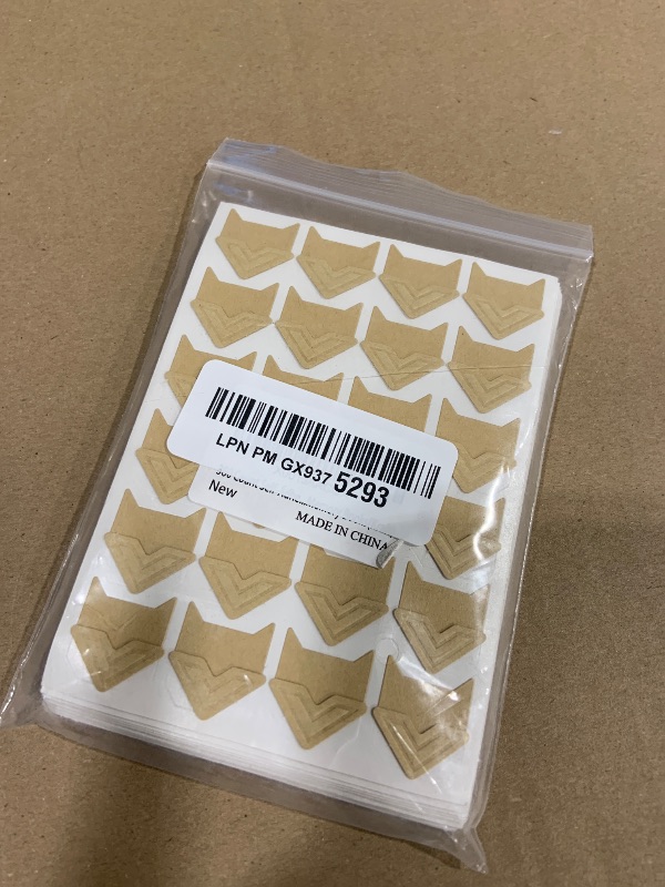 Photo 1 of 360 Count Self-Adhesive Acid Free Photo Corners Scrapbooks Memory Books(Kraft)