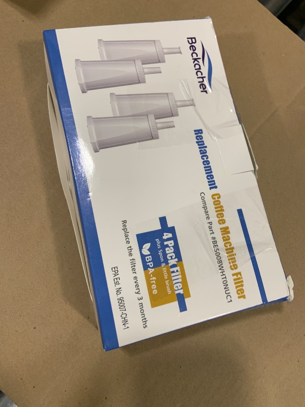Photo 1 of 4 Pack Breville Water Filters, Compatible with Breville BES880 Barista Touch, BES990 BES980 Oracle Touch and BES878 BES920 Bambino ClaroSwiss Sage Espresso coffee Machine