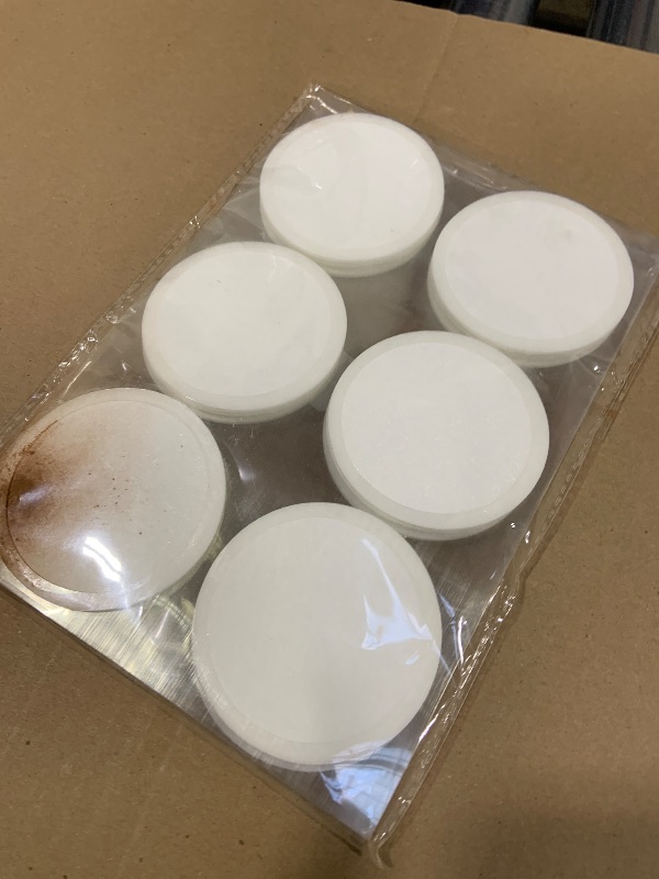 Photo 1 of 30Pcs Premium Monotub Filter Disks 2.88IN, 0.078IN Thick Ultra-Breathable Synthetic Filter Patches with Strong Adhesive, for Mushroom Growing Supplies, Fits 28QT/44QT/66QT & DIY Monotubs
