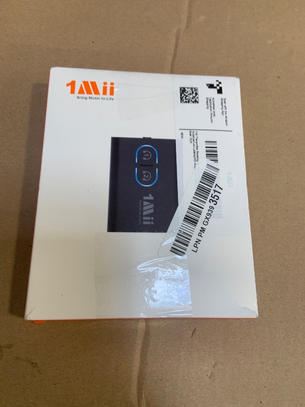 Photo 1 of 1Mii Bluetooth 5.3 Transmitter Receiver for TV to Wireless Headphones, Dual Link aptX Adaptive/Low Latency/HD Audio, Aux Bluetooth Audio Receiver Adapter for Home Stereo, Airplane, Boat, Gym