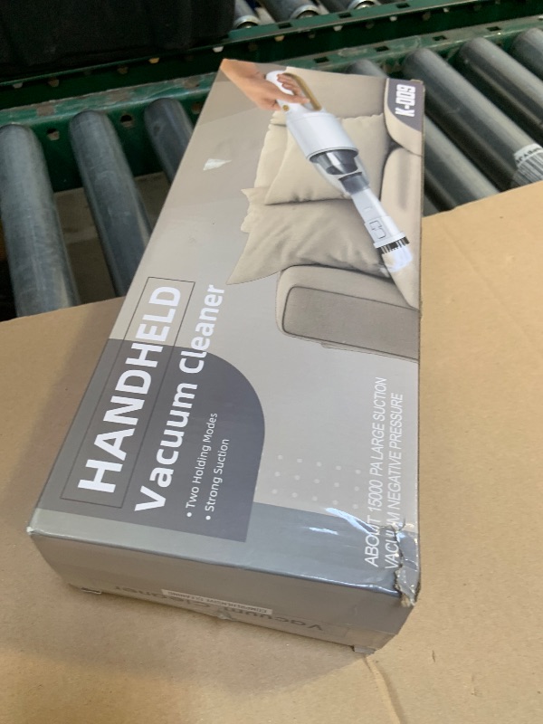 Photo 1 of VANKICO Handheld Vacuum Cleaner, 2-in-1 Mini Cordless Vacuum Cleaner, USB Rechargeable Car Vacuum Portable, Quickly Dust Removal, for Hardwood Floor, Carpets, Pet Hair, Car, Office & Home Cleaning