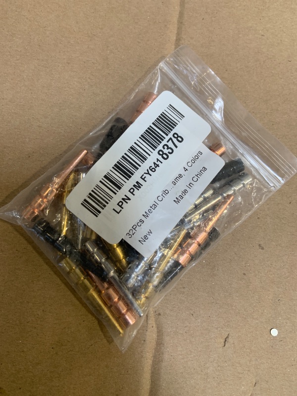 Photo 1 of 32Pcs Metal Cribbage Pegs Fit 1/8 Holes Size Cribbage Board Pegs, Premium Cribbage Peg with a Tapered Design for Cribbage Traditional Board Game, 4 Colors