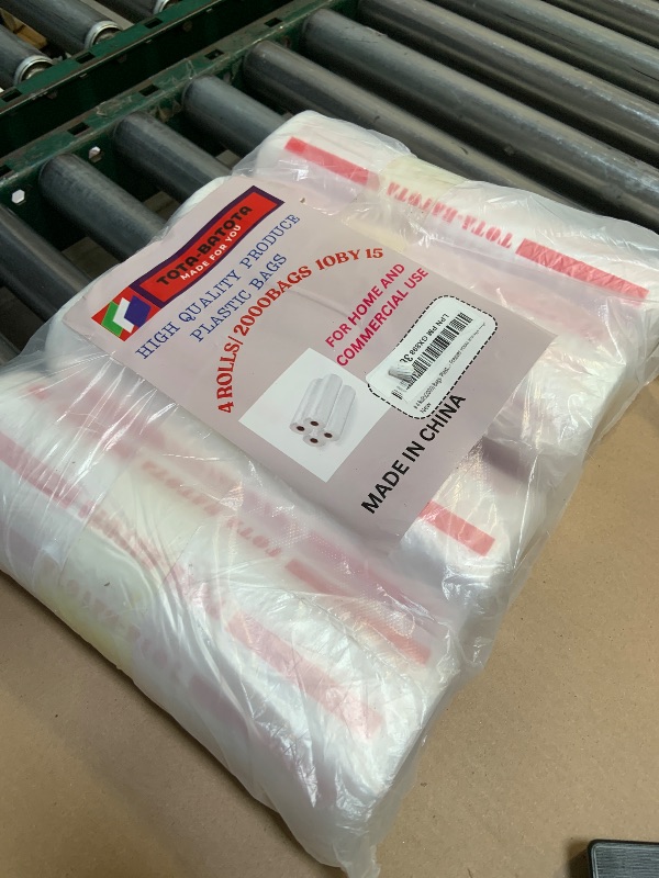 Photo 1 of 4Rolls 2000 Bags Plastic Bag - Freezer Food Storage Bag