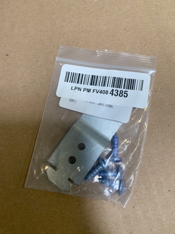 Photo 1 of 2PCS 619985 00619985 Dishwasher Mounting Bracket Fit for Bosch Dishwasher Mounting Clips Dishwasher Anti Tip Bracket Kit Replaces AP4538351 00605007 00628371 628371