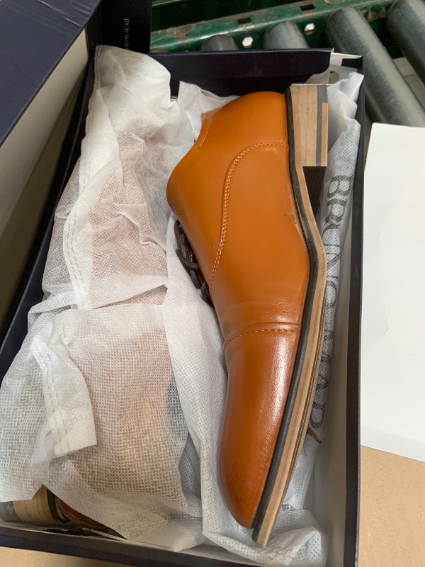 Photo 1 of Bruno Marc Men's Lace Up Soft Cap-Toe Formal Dress Shoes,Size 8,Brown,Louis_2