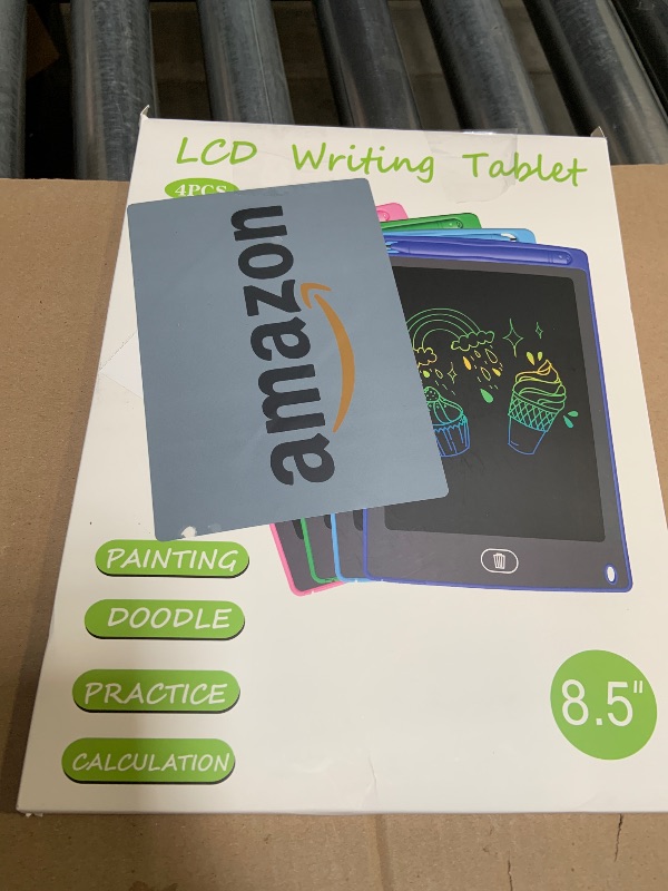 Photo 1 of 4 Pack LCD Writing Tablet for Kids, 8.5 Inch Colorful Doodle Board Drawing Tablet, Educational Learning Toys Birthday Gifts for Boys Girls Age 3 4 5 6 7 8