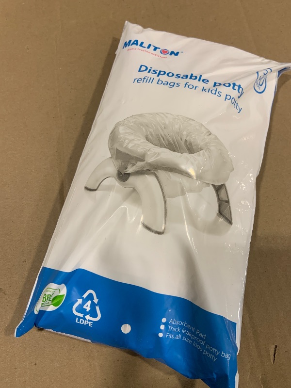 Photo 1 of [30 Counts] Disposable Potty Liners with Absorbent Pads, Portable Travel Toilet Bags Compatible with OXO Tot 2-in-1 Go Potty, Toilet Training Liners Fit Most Potty Chairs for Kids, Toddlers