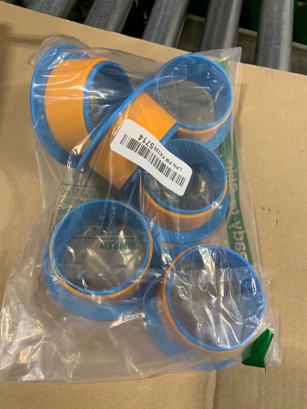 Photo 1 of 3 Pairs Plastic Stretch Film Hand Saver, Stretch Film Protective Handle Manual Film Puller Fit 3 Inch Wrap Film Core, Shrink Wrap Handle for Shipping, Packing,Pallet and Moving Supplies