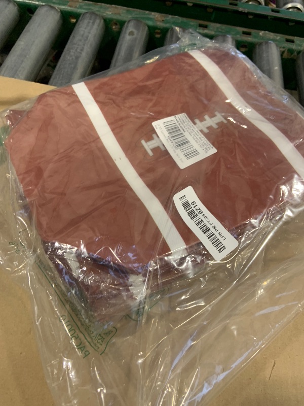 Photo 1 of 24 PCS Superbowl Party Decorations Football Gift Bags Football Party Decorations with Handles Reusable Football Goodie Snack Favor Bag Non Woven Party Favor Bags for Sports Birthday Decor