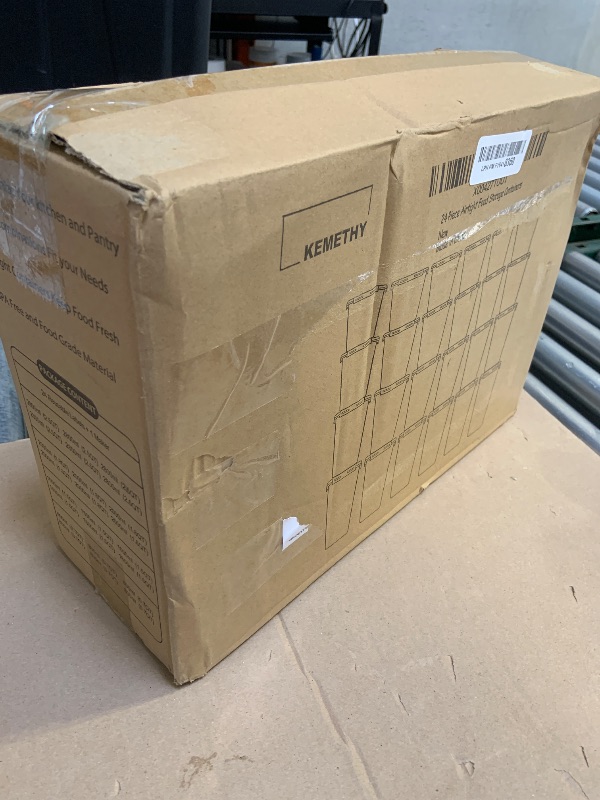 Photo 1 of Airtight Food Storage Containers with Lids, 24 PCS Kitchen and Pantry Organization Canisters, BPA-Free, PVC-Free, Food-grade Plastic Leak-proof Jars for Cereal, Flour, Sugar, Extra 24 Labels & Marker