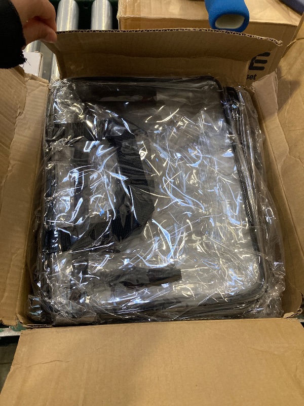 Photo 1 of 18 Packs Large Toy Storage Bags with Labels, Waterproof Clear Pvc Storage Bags for Toys, Travel Organizer Bags with Zipper Closure for Puzzles, Building Blocks, Kids' Books