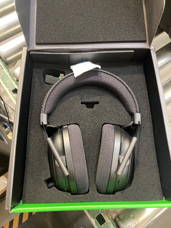 Photo 1 of Razer BlackShark V2 Pro Wireless Xbox Gaming Headset: 50mm Drivers - Super Wideband Mic - Noise Isolating Earcups - for Xbox, PS5, Nintendo Switch 2, PC, Mac - Bluetooth, USB-C - 70hr Battery - Black