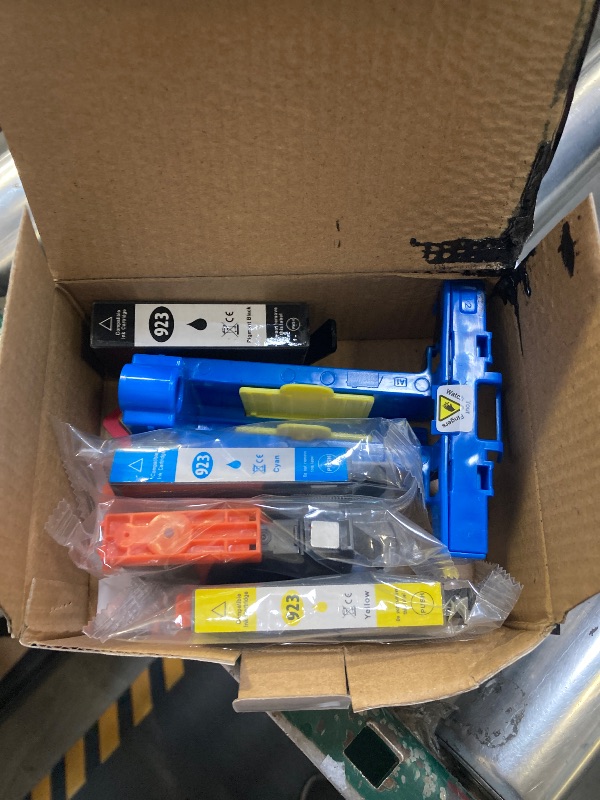 Photo 1 of 923 Ink Cartridges for HP Printers Compatible for HP 923 Ink Cartridges HP923 for HP Officejet Pro 8130e 8120e 8135e 8139e 8120e 8125e Printers (4 Pack 923 Ink Black Cyan Magenta Yellow Without Chip)