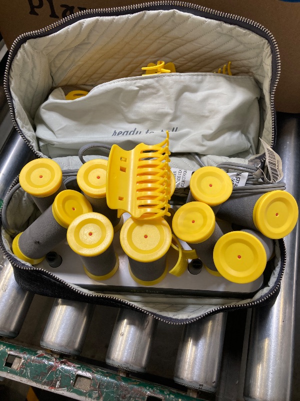 View 2 of Drybar The Roller Club Curling Hot Rollers | 10 Rollers, 2 Sizes, Heats-Up Fast, Gentle on Hair, Reduces Frizz, Adds Shine, comes with Heat-Resistant Bag