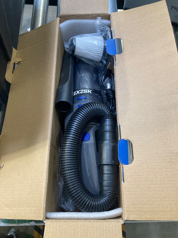 Photo 1 of Gxzsk Handheld Vacuum Cordless, 15000PA Strong Suction Hand Held Car Vacuum Cleaner Rechargeable, Portable Hand Vacuum with Multi-Nozzles & Washable Filter for Home Office, Car, Pets