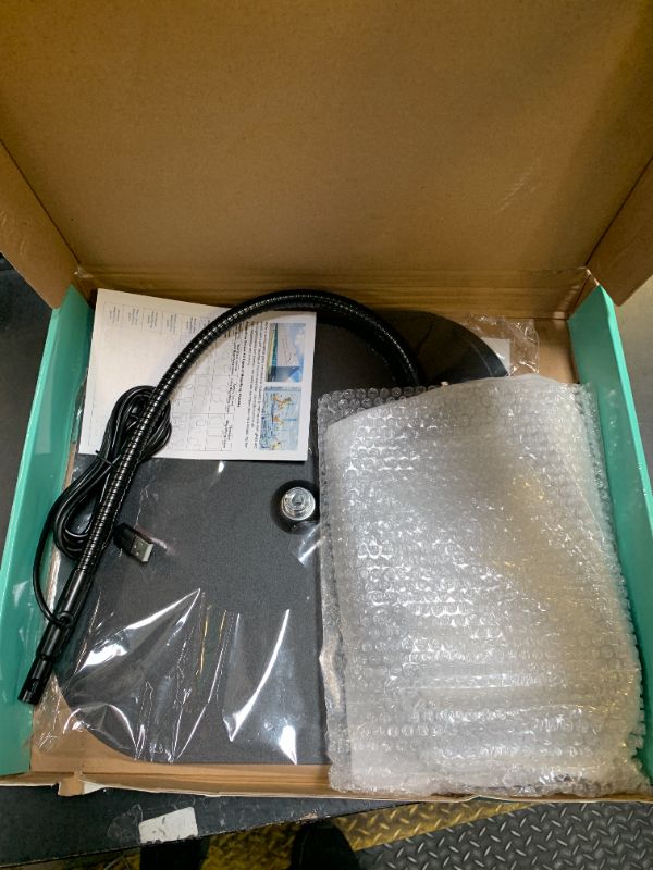 Photo 1 of 30X 10X Extra Large Floor Magnifying Glass with Light and Stand,60 LED Flexible Gooseneck Floor Magnifying Lamp with 5 Color Modes, 2-in-1 Lighted Magnifiers for Close Work, Sewing,Crafts, Painting