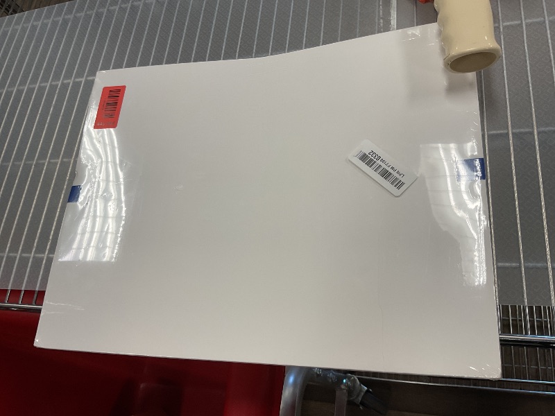 Photo 1 of 2 Pack Small Trifold Poster Board 26" x 17", White Corrugated Project Boards for Science Fairs, School Projects and Event Displays