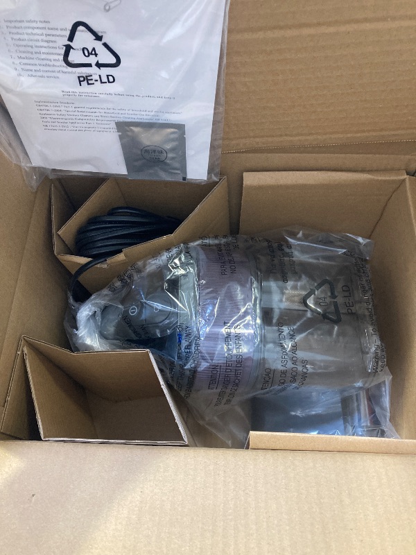 Photo 1 of Mxnsewr Mattress Vacuum Cleaner, Ultrasonic Bed Vacuum Cleaner with 18Kpa Strong Suction, 150°F Heat & 253.7nm UV-C Light, Intelligent Dual Cup, One-Click Dust Removal for Bed, Sofa, Pet Hair, Grey